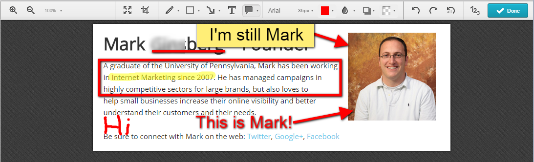 Mark Ginsberg Nimbus Screenshot Digital Marketing